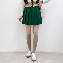 [골프 일상] 밴딩 플리츠 주름 니트 스커트