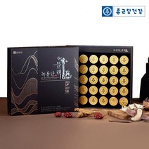 [종근당건강] 활력녹용스틱/녹용단블랙 +(증정)선물 쇼핑백/황금보자기, 녹용단 블랙 1박스(30환)