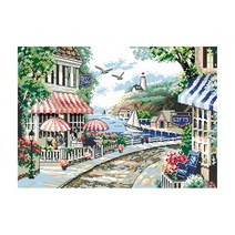 서은이네 캔버스 액자형 DIY 보석십자수 50x40cm, AQ03.40x50cm