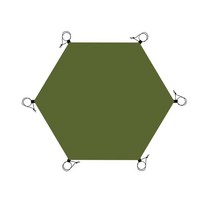 타프스크린 핵사 미니 대형 렉 면 원터치 차박 스크린 캠핑 차량용 타프 다각형 방수 캠핑 바닥 매트 옥스, 01 Hexagonal 3.35x2.9m