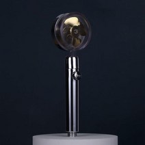 2022 샤워 헤드 물 절약 흐름 360 회전 작은 팬 ABS 고압 꽃 가지 노즐 욕실 액세서리, Gold