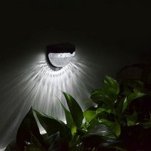 태양광 충전식 외벽직부등 백색B 2개세트 정원 복도 카페 계단 벽부등 무선실외등 베란다조명등 복도간접등 건물