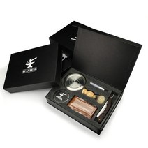 Xuanfeng 바버샵 면도기 수동 클래식 일자 빈티지 클래식 이발소 남자 안전 면도칼, 웬지면도기선물상자