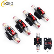 배선용차단기 자동차 트럭 배터리 회로 차단기 자동 복구 오디오 퓨즈 홀더 DC12V 24V 20A 30A 40A 50A 60A 80A 100A 125A 150A, [02] A2 type, [05] 250A