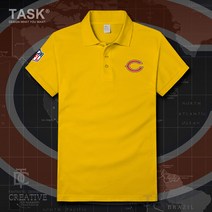 트레이닝반팔티티셔츠 TASK 럭비 볼 NFL 시카고 베어스 팀 훈련복 남성 운동 칼라 t셔츠 여름 0005 650541759