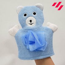 샤워타올 동물 유아 목욕장갑 샤워장갑 애니멀 샤워스펀지 목욕스펀지 물놀이, 07.목욕장갑 곰