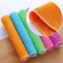 (재미스쿨) 대나무 행주 1Pcs 항균 수세미 섬유원사 고급행주, 11개