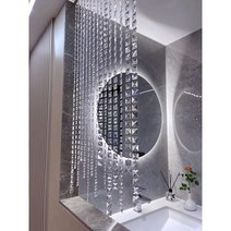 투명 물방울 예쁜 화장실 거실 장식용 크리스탈 구슬 커튼