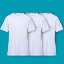 [보경샵] 남녀공용 순면 라운드 반팔 티셔츠 노스탤지어 브랜드 국내원단 국내생산 순면100% 4계절착용 레이어드 반팔티 화이트3장1세트+고급 무봉제 마스크