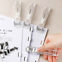 PKFARM 1+1 매직클립퍼 날클립 디스펜저 클립집게 자동기계, 블랙디스펜서(1+1)