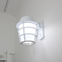 LED 15W 제이든 화이트 벽등 완벽방수 실외 지하도조명, 10개, 주광색