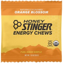 Orange Blossom Honey Stinger Organic Energy Chews Orange Blossom Sports Nutrition 1.8 Ounce (Pac, 1