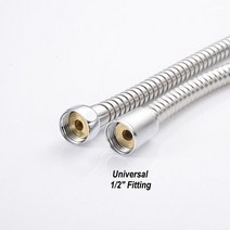 샤워 헤드 핸드 ABS 도금 소재 다기능 6위치 조절 가압 세트, 0 .5M shower hose_0 4.92 inch, 1개