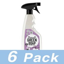 Marcels Green Soap 다목적 세정제 스프레이 라벤더 로즈마리 Allzweckreiniger 500Ml 6개