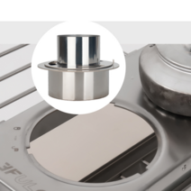 연료펠렛 나무펠렛 연소기 화목 난로 부품 부속품, 원통형 둥근 구멍 화상 방지 그물