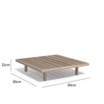 소파 커버 프리미엄 럭셔리 야외 라탄 우븐 솔리드 우드 자형 빌라 정원 파티오 결합 가구 세트, 10.Table B