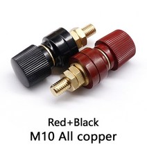 6810mm 새 원격 배터리 전원 연결 커넥터 프리미엄 포스트 터미널 키트 스터드 액세서리 범용 교체 자동차, [06] M10 All copper
