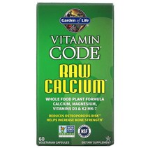 Garden of Life (가든 오브 라이프) Vitamin Code RAW Calcium 베지 캡슐 60정, 60 개