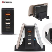 팝폰 4in1 도난방지용 멀티 충전케이블 스위스윈 QC3.0 급속 4포트 멀티 충전기 4대 동시 충전서비스 고속 4in1, 상세페이지 참조, 상세페이지 참조