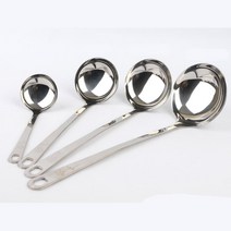 다양한 크기 스텐 찌게 주방 용품 국자 모음 이케아 키친툴 조리도구, 미니