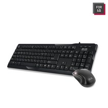 FOR LG MKS-1000 유선 키보드마우스 세트 (U/U)(키스킨포함)