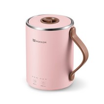 약탕기 가정용 업소용 한약 도자기 중탕기 대용량 홍삼 달임기 전기 탕약기 350ml 전기 주전자 건강 보존, 06 pink_03 AU