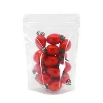 비오피 (100매)고온 스탠드 지퍼백 150*220(500g) 선물 포장 음료 간식 소분 밀키트 배달 반찬 봉투, 100매