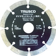 TRUSCO(토라스코)다이아몬드 커터 150X2.2TX7WX25.4H세그 라면 TDCS-150