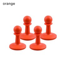 텐트 폴대 연결 야외 캠핑 기둥 천막 막대 지지 바 번개 방지 천둥 캡 보호 4 개/세트, [01] orange, 01 orange