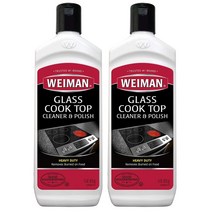 Weiman Glass Cooktop Cleaner & Polish 와이만 유리 쿡탑 클리너 앤 폴리시 15oz(425g) 2팩