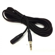 5m 16 피트 M/F 오디오 스테레오 연장 코드 이어폰 천 케이블 헤드폰 3.5mm 잭 수-암 AUX 케이블, [01] 5m