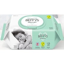베피스 아기 물티슈 젠틀 소프트 캡형 물티슈 100매 10팩, 33팩