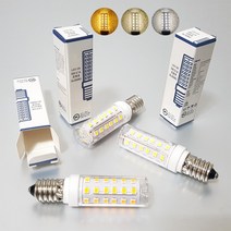 LED G9 할로겐램프 미니콘램프 미니콘벌브 E14 5W 전구색(2700K) 주백색(4000K) 주광색6500K), 3)주광색(6500K)