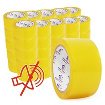 HORSE POWER 홀스파워 무소음 OPP 중포장 투명 박스테이프 48mm x 40m, 50개입, 투명무소음