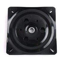 사각 회전판(소형 블랙 150mm) / 회전판 레일 가구 TV 받침 테이블 수납장 식탁 부속자재 중국집 베어링