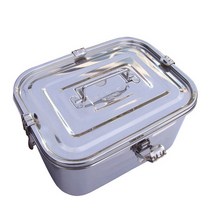 스텐김치통 사각김치통 밀폐용기 (중), 본상품선택