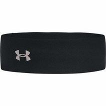 Under Armour 여성용 플레이 업 머리띠 블랙 (001)그레이 울프 프리 사이즈