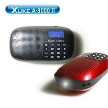 XUKE A3000II 효도라디오 포터블스피커 MP3 HJ, XUK A3000II 블랙