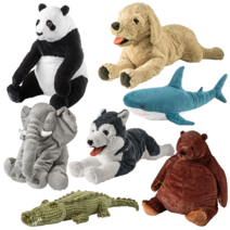 이케아 동물인형 애착인형 GOSIG GOLDEN 강아지 봉제인형 대형, 17.예테메트/악어