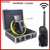 산업용 내시경 카메라 Locator-산업용 7 인치 스크린 파이프 자동차 검사 보스코프 512Hz Sonde Handheld, [01] 20m, [06] Yellow cable