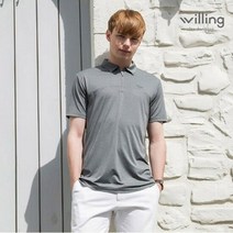 [이동수윌링] 남성 쿨 스트래치 셔츠 WH7BMTS305_GY