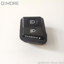 전동킥보드 경적스위치 킥보드깜빡이스쿠터 오토바이 Go-Kart GY6 125 152QMI 157QMJ 용 대형 4 핀 Hi-Lo, 한개옵션0, 한개옵션0