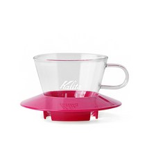 Kalita 웨이브 글라스드리퍼 155 체리핑크 핸드드리퍼