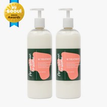 와프랩 운동하는 여성을 위한 더블유 극손상 모발 머리영양제 트리트먼트, DUO SET