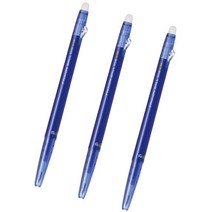 파이롯트 프릭션 슬림 지워지는 볼펜 0.38mm, 블루, 3개