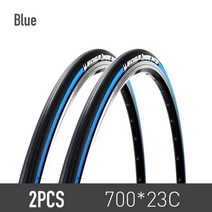 산악자전거 팻바이크 광폭자전거 mtb 미쉐린 도로 타이어 여러 가지 빛깔의 초경량 슬릭 700 * 23C 25c 28c 동적 사이클링 700C 액세서리 부품, 05 2pc Blue 23C