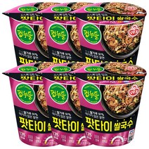 오뚜기 컵누들 팟타이 쌀국수 50g, 6개