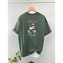 라이딩 친구 오버핏 반팔티 / 4color