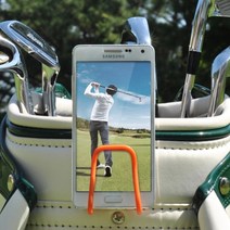 욜케이유 골프백 핸드폰 거치대 스마트폰 촬영 캐디백, 딥블루