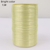 뜨개 뜨개질 실 목도리 양말 굵은 91 m/배럴 면 라피트 잔디 원사 여름 100% 천연 섬유 diy 짠 밀짚 모자 가방, 13-Bright color